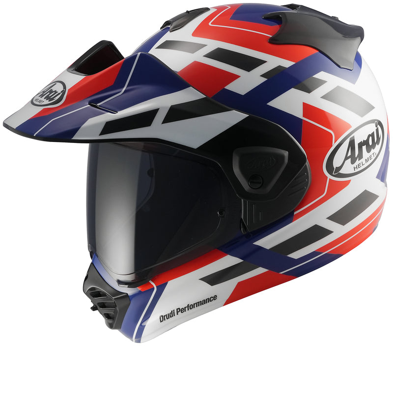 
The Tour-X5 is one of the most versatile helmets ever created. It has been designed for both on- and off-road use.  As the successor of the Tour-X4, it is made of fiber composites with a multi-density EPS liner for good shock absorption while retaining perfect lightness. Not only the shell, but also the shield system are rounder and smoother.

Its interior is made of hypoallergenic, antibacterial fabric for added comfort. It features improved ventilation with chin vent and integrated spoiler,