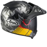 
The Tour-X5 is one of the most versatile helmets ever created. It has been designed for both on- and off-road use.  As the successor of the Tour-X4, it is made of fiber composites with a multi-density EPS liner for good shock absorption while retaining perfect lightness. Not only the shell, but also the shield system are rounder and smoother.

Its interior is made of hypoallergenic, antibacterial fabric for added comfort. It features improved ventilation with chin vent and integrated spoiler,