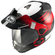 
The Tour-X5 is one of the most versatile helmets ever created. It has been designed for both on- and off-road use.  As the successor of the Tour-X4, it is made of fiber composites with a multi-density EPS liner for good shock absorption while retaining perfect lightness. Not only the shell, but also the shield system are rounder and smoother.

Its interior is made of hypoallergenic, antibacterial fabric for added comfort. It features improved ventilation with chin vent and integrated spoiler,