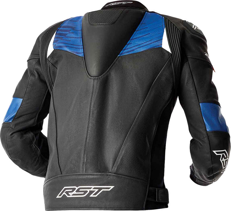
The latest generation of RST's legendary Tractech Evo leather jacket and pants combination is upgraded for 2026 with D30 armour throughout.

Ergonomic enhancements and the practicality of a removable thermal lining and the universal connection zip make the Tractech Evo jacket and pants the ultimate two-piece combination for track or fast road riding.
ARMOUR

CE Certification Rating: AAA
Back: Pocket Only
Shoulder: D30 Level 2
Elbow: D30 Level 2
Chest: Pocket Only

CONSTRUCTION

Outer 1: Premi