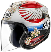 
For riding professionals, long-range tourers and urban commuters alike, the Arai SZ-R VAS EVO has become the choice of premium open-face helmets. It’s easy to see why. The combination of protection, light weight, comfort and open, all-round visibility make the SZ-R VAS EVO a unique, and special, proposition.

The PB-CLC2 outer shell itself is manufactured using a special Z compound of various resins, and balanced by a lightweight inner liner, that lowers the centre of gravity.

Comfort in th