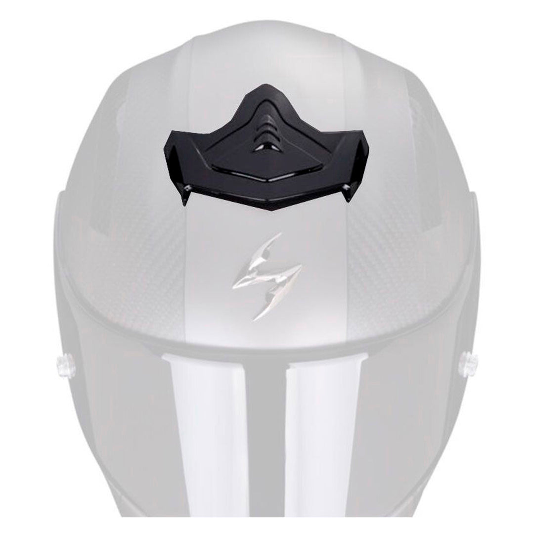 SCORPION EXO-R1 AIR ENTRADA AR SUPERIOR PRETO MATE