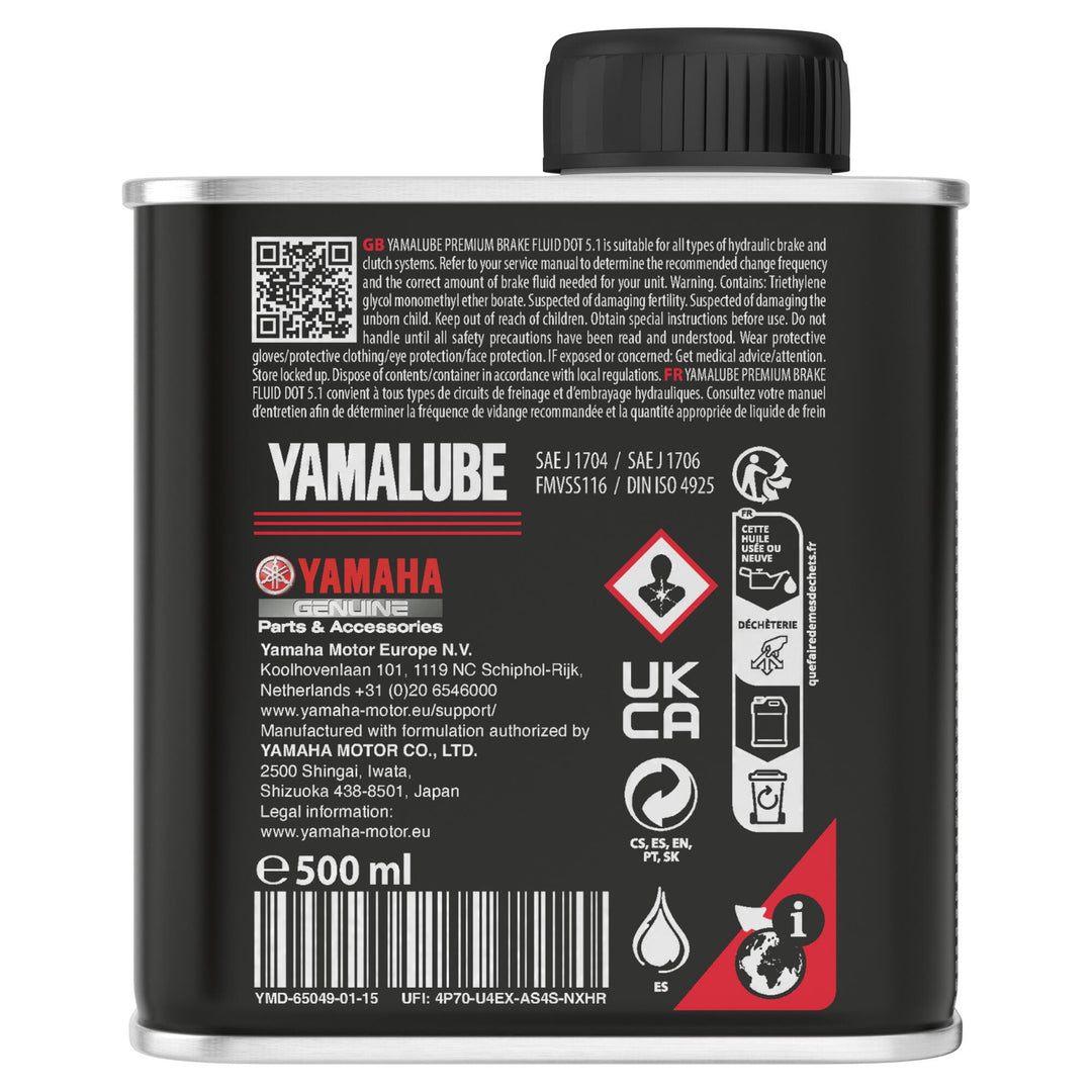 Fluído de travão DOT 5.1 Yamalube